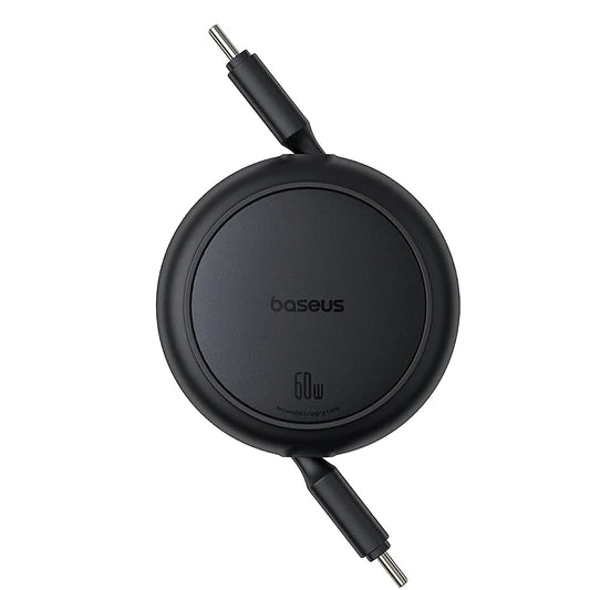 Kabl za podatke i punjenje USB-C - USB-C Baseus Free2Pull Mini Retractable, 60W, 1m, Crni P10364500111-01