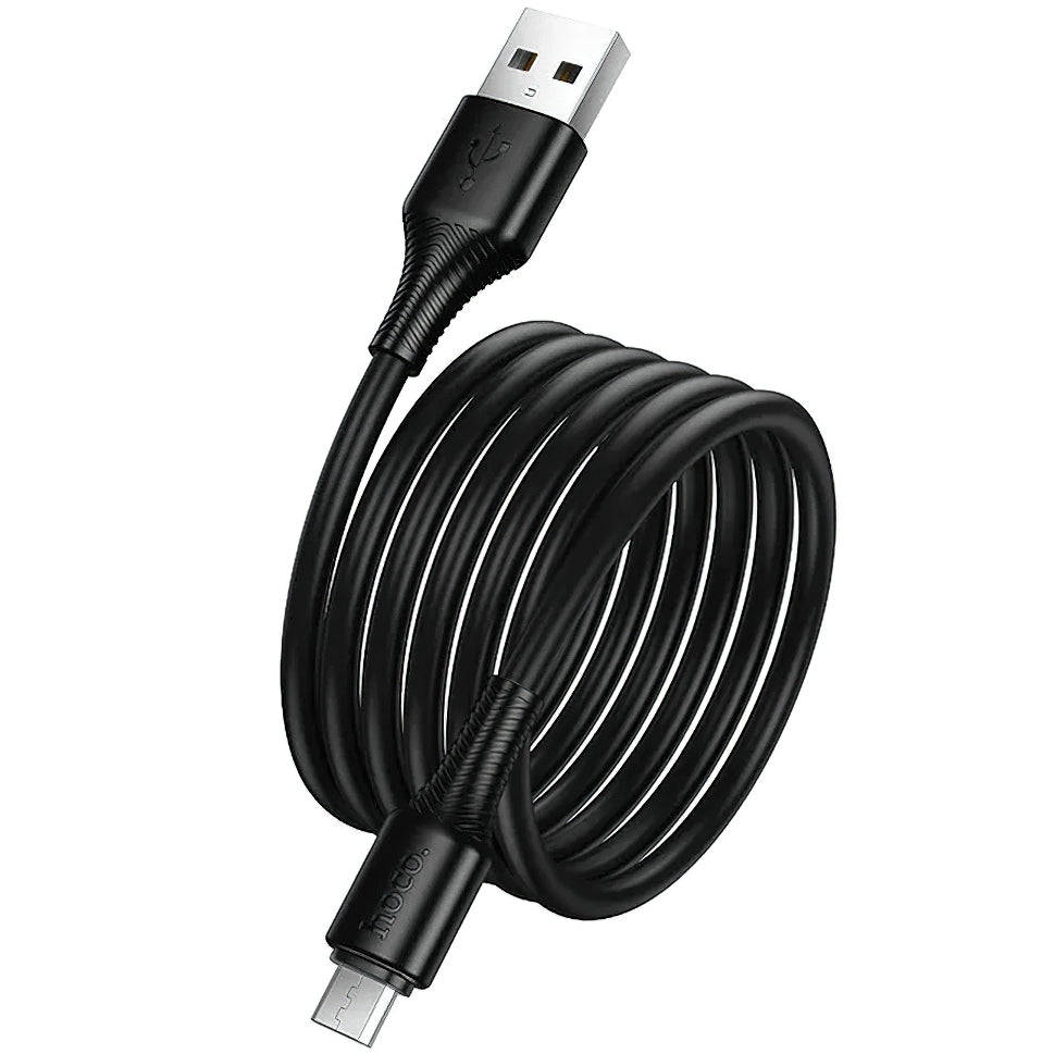Kabl za podatke i punjenje USB-A - microUSB HOCO X120, 18W, 1m, Crni