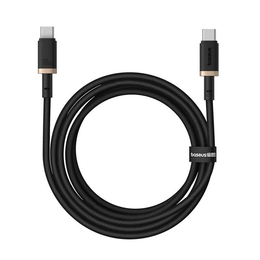 Kabl za podatke i punjenje USB-C - USB-C Baseus Dura Series, 100W, 2m, Zlatni P10377803U01-03