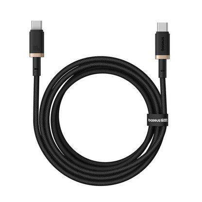 Kabl za podatke i punjenje USB-C - USB-C Baseus Dura Series, 100W, 2m, Zlatni P10377803U01-03