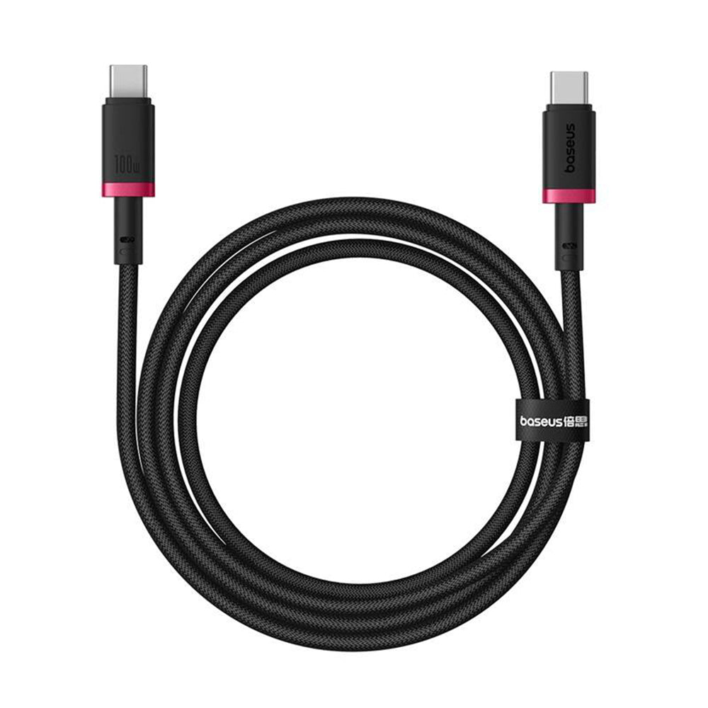Kabl za podatke i punjenje USB-C - USB-C Baseus Dura Series, 100W, 2m, Crveni P10377803U01-02