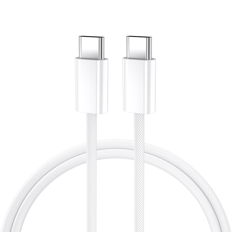 Kabl za podatke i punjenje USB-C - USB-C BWOO BO-X284, 60W, 2m, Beli