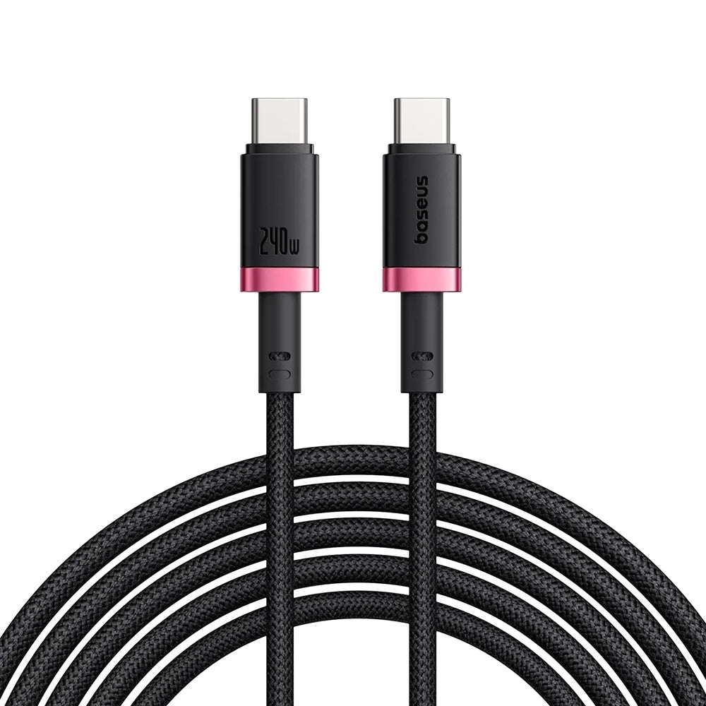 Kabl za prenos podataka i punjenje USB-C - USB-C Baseus Dura Series, 240W, 1m, Crveni P10377803U03-01