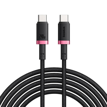Kabl za prenos podataka i punjenje USB-C - USB-C Baseus Dura Series, 240W, 1m, Crveni P10377803U03-01