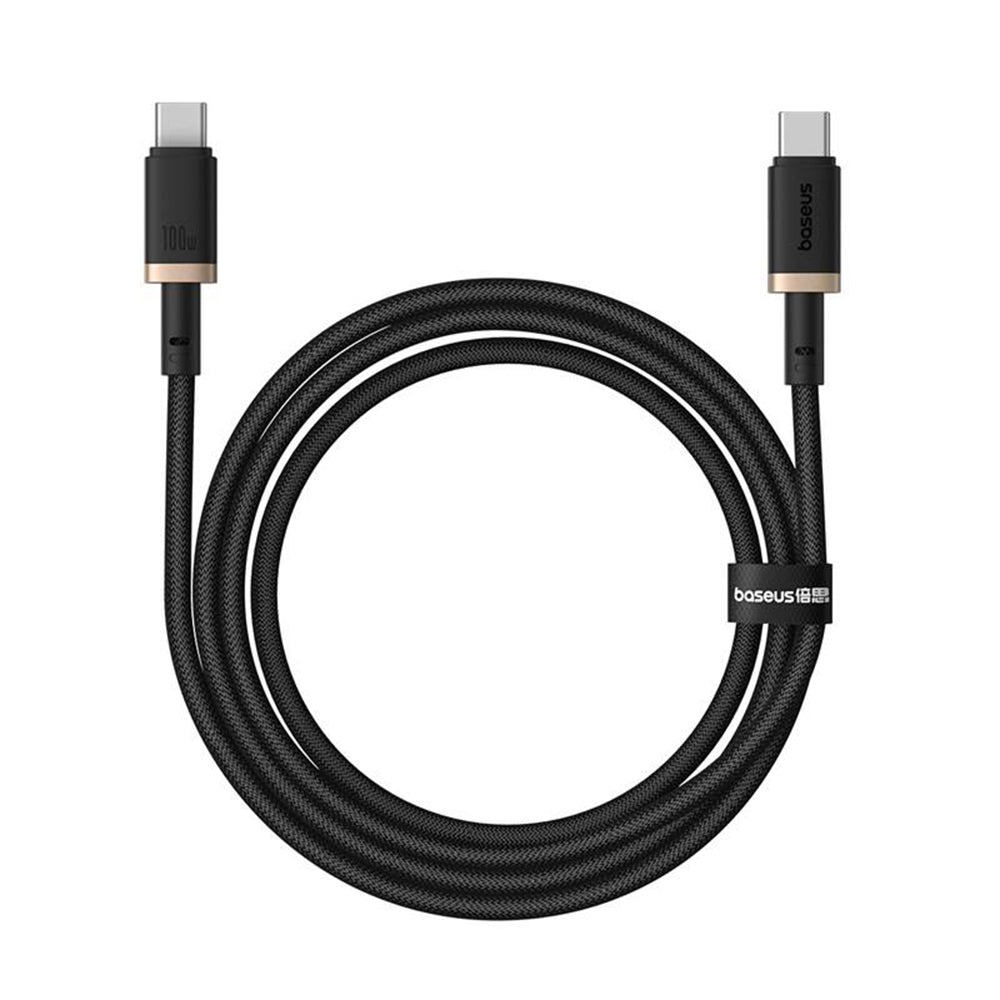 Kabl za prenos podataka i punjenje USB-C - USB-C Baseus Dura Series, 100W, 1m, Zlatni P10377803U01-00