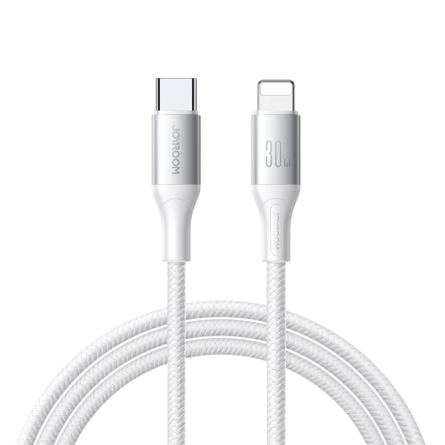 Kabl za podatke i punjenje USB-C - Lightning Joyroom S-A28 Flash, 30W, 1m, Bel