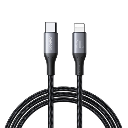 Kabl za podatke i punjenje USB-C - Lightning Joyroom S-A28 Flash, 30W, 1m, Crni
