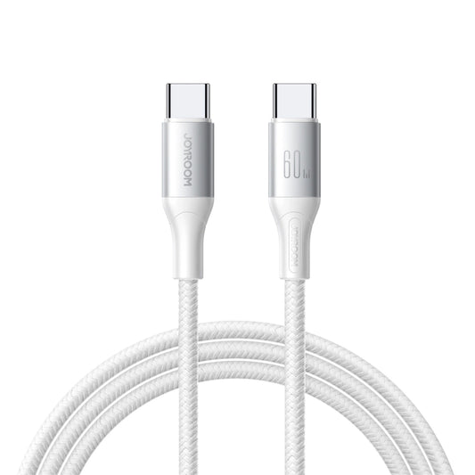 Kabl za prenos podataka i punjenje USB-C - USB-C Joyroom S-A28 Flash, 60W, 1m, Bela