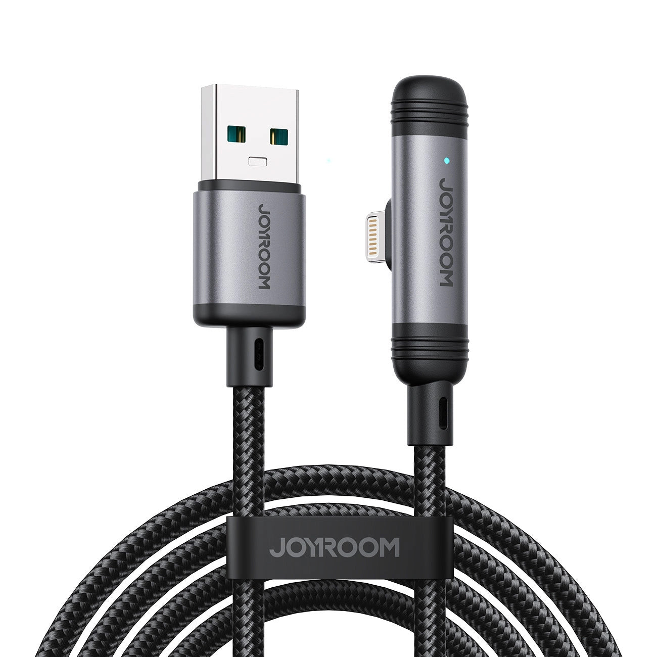 Kabl za podatke i punjenje USB-A - USB-C Joyroom S-A56 EnjoyX Angled, 20W, 1.2m, Crni