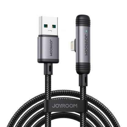 Kabl za podatke i punjenje USB-A - USB-C Joyroom S-A56 EnjoyX Angled, 20W, 1.2m, Crni