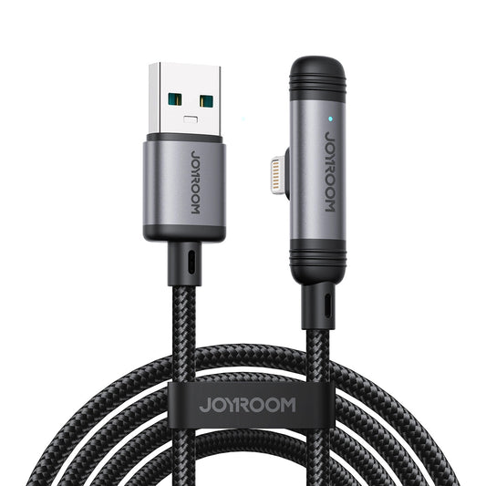 Kabl za podatke i punjenje USB-A - USB-C Joyroom S-A56 EnjoyX Angled, 20W, 1.2m, Crni