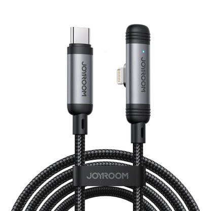 Kabl za prenos podataka i punjenje USB-C - Lightning Joyroom S-A56 EnjoyX Angled, 30W, 1.2m, Crni