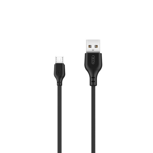 Kabl za podatke i punjenje USB-A - microUSB XO Design NB103, 18W, 1m, Crni