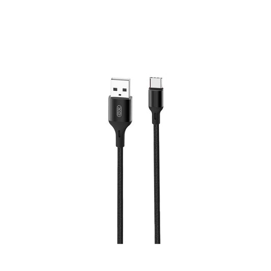 Kabl za podatke i punjenje USB-A - USB-C XO Design NB143, 18W, 1m, Crni