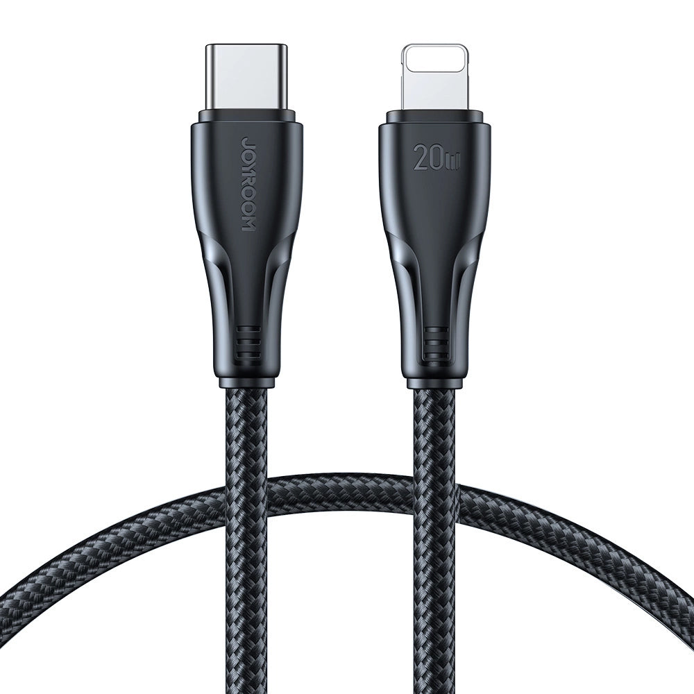 Kabl za prenos podataka i punjenje USB-C - Lightning Joyroom S-A11, 20W, 0.25m, Crni