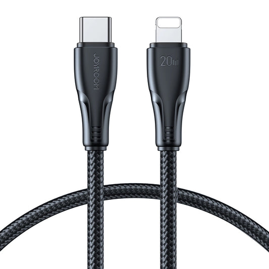 Kabl za prenos podataka i punjenje USB-C - Lightning Joyroom S-A11, 20W, 0.25m, Crni