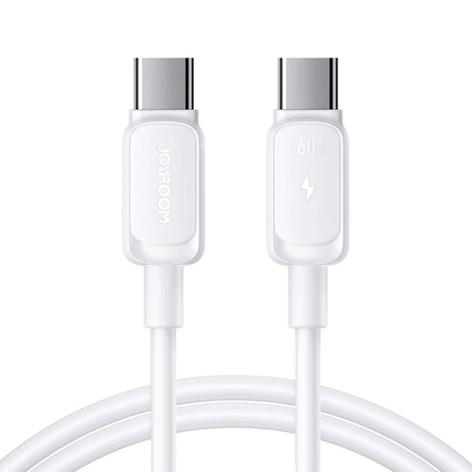 Kabl za podatke i punjenje USB-C - USB-C Joyroom S-A14, 60W, 1.2m, Bel