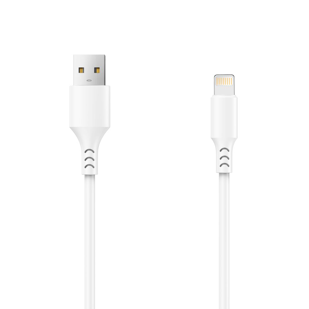 Kabl za podatke i punjenje USB-A - Lightning Setty, 18W, 1m, Bela