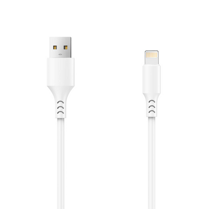 Kabl za podatke i punjenje USB-A - Lightning Setty, 18W, 1m, Bela