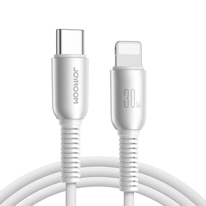 Kabl za prenos podataka i punjenje USB-C - Lightning Joyroom S-A51, 30W, 1.2m, Sivi