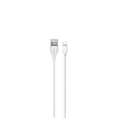 Kabl za podatke i punjenje USB-A - USB-C XO Design NB103, 18W, 1m, Bel