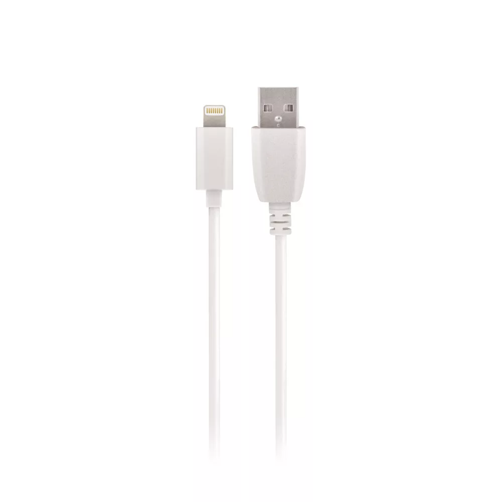 Kabl za podatke i punjenje USB-A - Lightning MaXlife, 5W, 1m, Bel