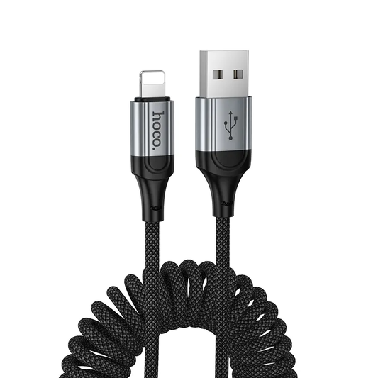 Kabl za podatke i punjenje USB-A - Lightning HOCO X121, 27W, 1.5m, Crni