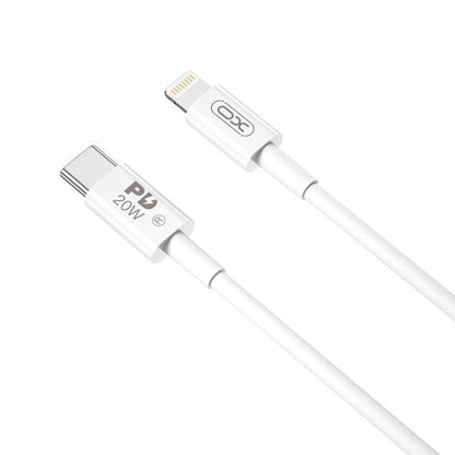 Kabl za podatke i punjenje USB-C - Lightning XO Design NB-Q189A, 20W, 1m, Bel