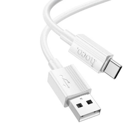Kabl za podatke i punjenje USB-A - USB-C HOCO X107, 18W, 1m, Beli