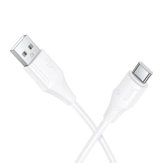 Kabl za prenos podataka i punjenje USB-A - USB-C HOCO X124, 18W, 1m, Bel