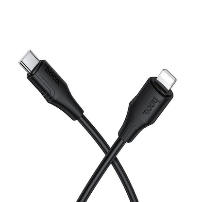 Kabl za podatke i punjenje USB-C - Lightning HOCO X124, 27W, 1m, Crni