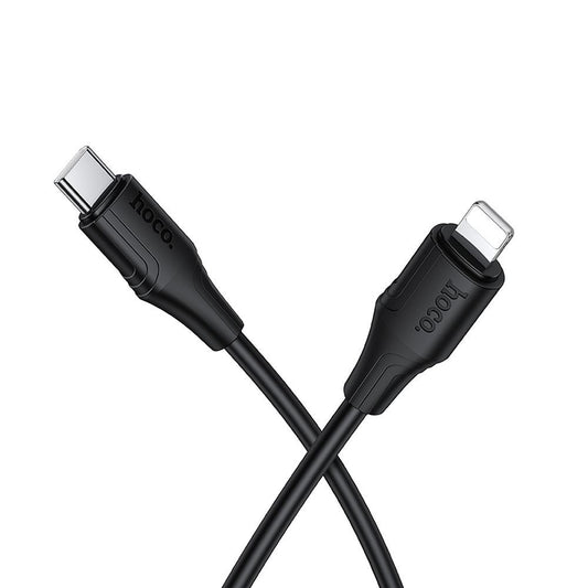 Kabl za podatke i punjenje USB-C - Lightning HOCO X124, 27W, 1m, Crni