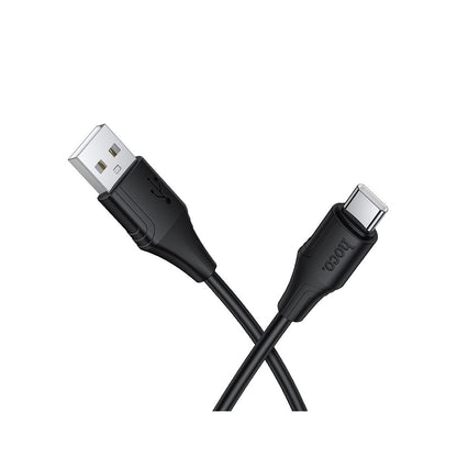 Kabl za podatke i punjenje USB-A - USB-C HOCO X124, 18W, 1m, Crni