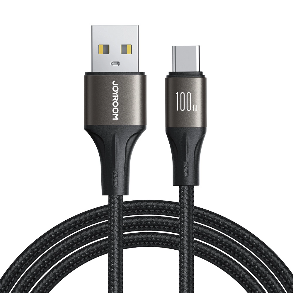 Kabl za prenos podataka i punjenje USB-A - USB-C Joyroom S-A25 Light-Speed, 100W, 1.2m, Crni