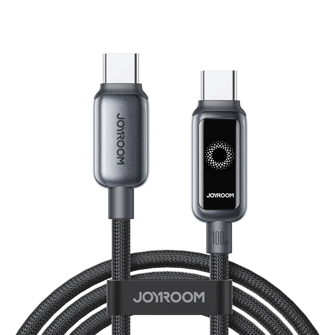 Kabl za prenos podataka i punjenje USB-C - USB-C Joyroom S-A55 StarFlight Display, 100W, 1.2m, Crni