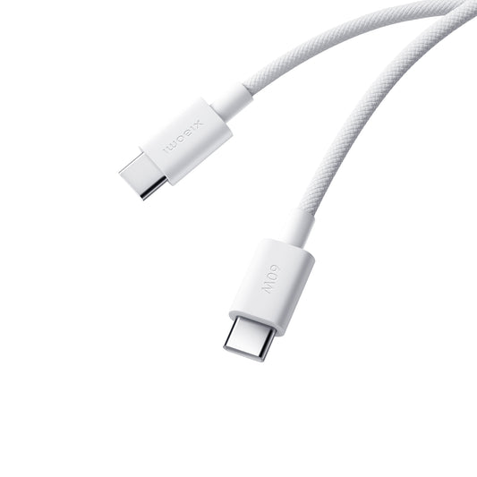 Kabl za podatke i punjenje USB-C - USB-C Xiaomi, 60W, 1m, Beli BHR0878GL