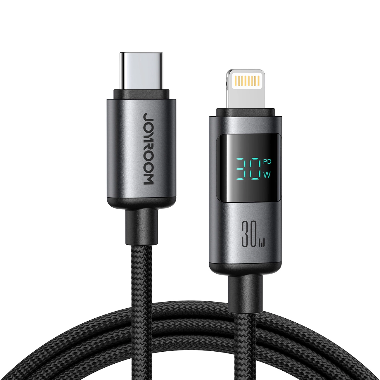 Kabl za podatke i punjenje USB-C - Lightning Joyroom S-A16 Pro Prism Display, 30W, 1.2m, Crni