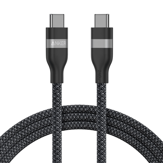Kabl za prenos podataka i punjenje USB-C - USB-C Anker, 240W, 1.8m, Crni A82E2H12