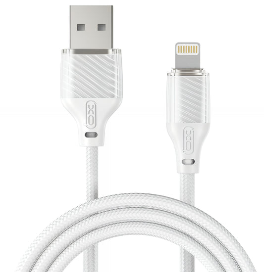Kabl za podatke i punjenje USB-A - Lightning XO Design NB291, 18W, 1m, Bel
