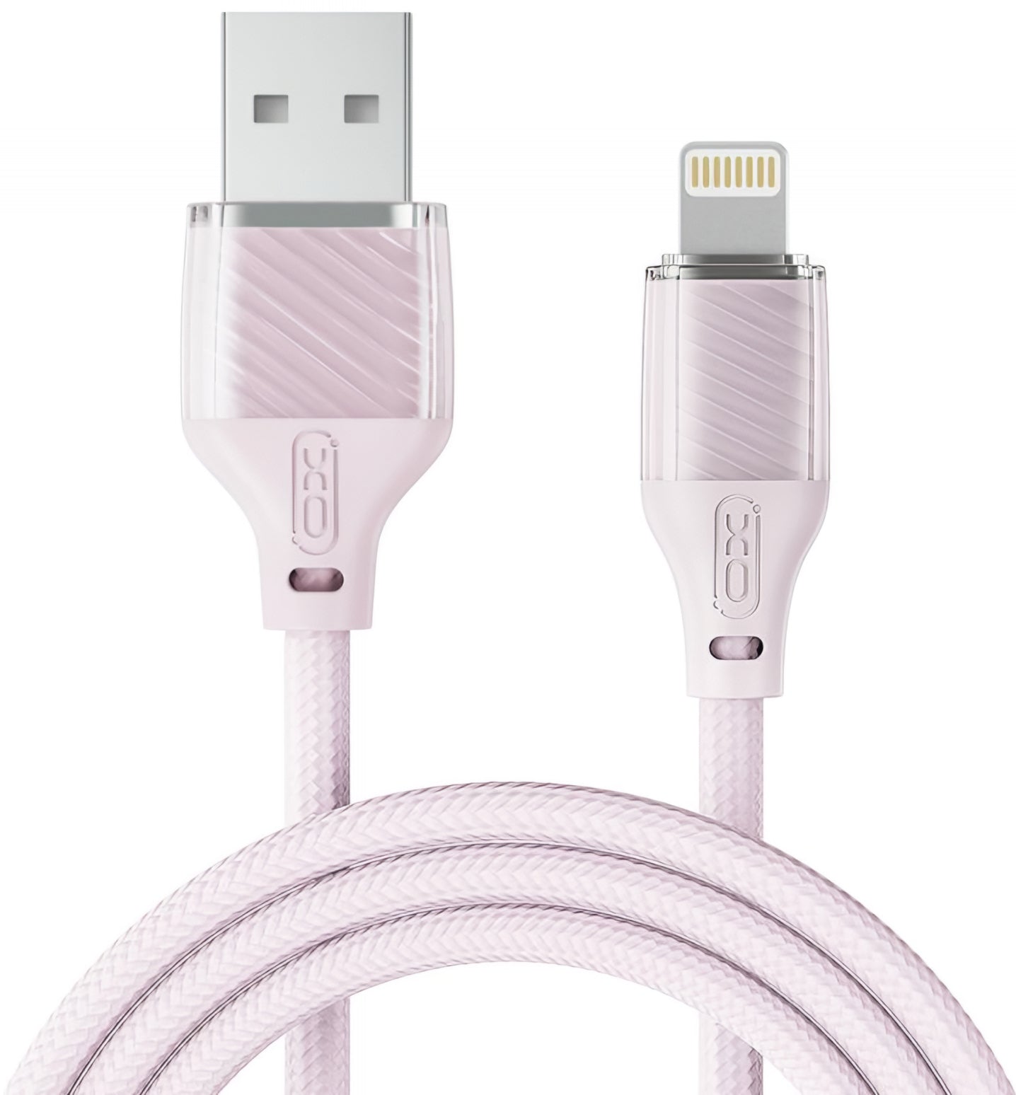 Kabl za podatke i punjenje USB-A - Lightning XO Design NB291, 18W, 1m, Roze