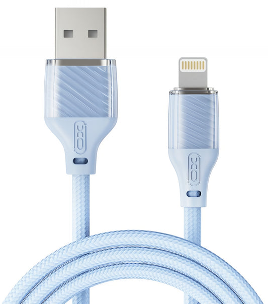 Kabl za podatke i punjenje USB-A - Lightning XO Design NB291, 18W, 1m, Plavi