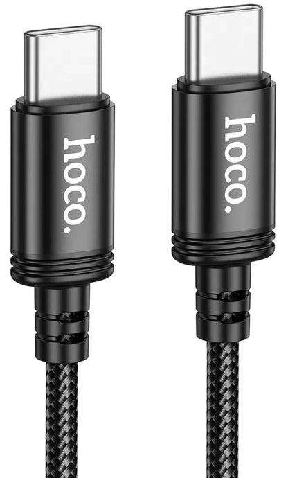 Kabl za prenos podataka i punjenje USB-C - USB-C HOCO X91, 60W, 3m, Crni