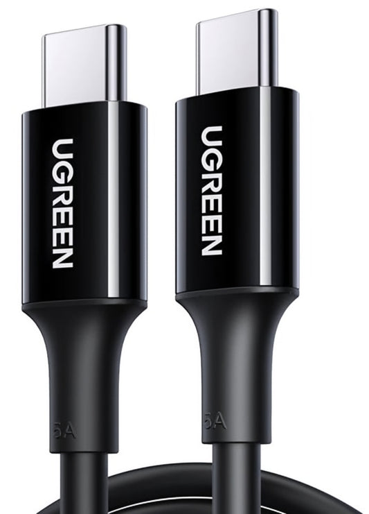Kabl za prenos podataka i punjenje USB-C - USB-C UGREEN US300, 100W, 2m, Crni