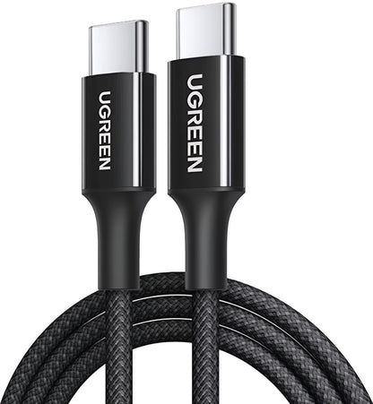 Kabl za podatke i punjenje USB-C - USB-C UGREEN L501, 60W, 2m, Crni