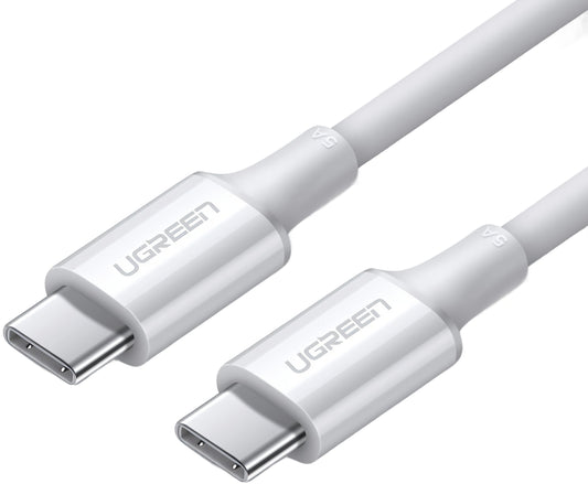 Kabl za podatke i punjenje USB-C - USB-C UGREEN US300, 100W, 2m, Bela
