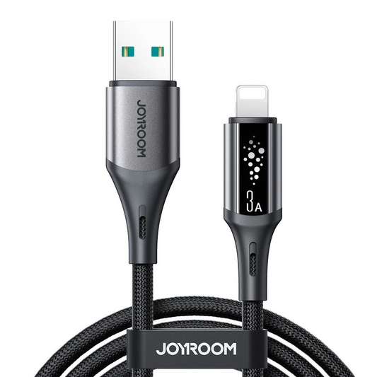 Kabl za podatke i punjenje USB-A - Lightning Joyroom S-A60 StarTalk, 18W, 1.2m, Crni