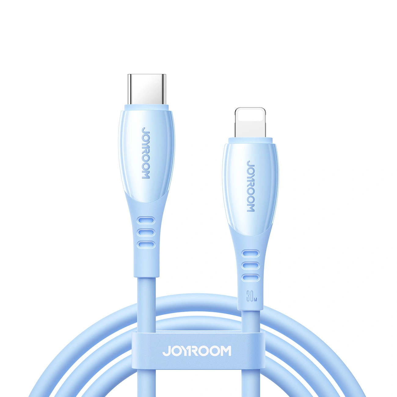 Kabl za prenos podataka i punjenje USB-C - Lightning Joyroom S-A59 Vibrant, 30W, 1.2m, Plavi
