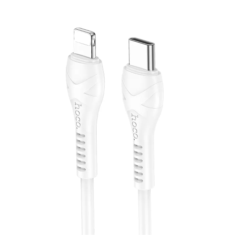 Kabl za podatke i punjenje USB-C - Lightning HOCO X37, 27W, 1m, Beli