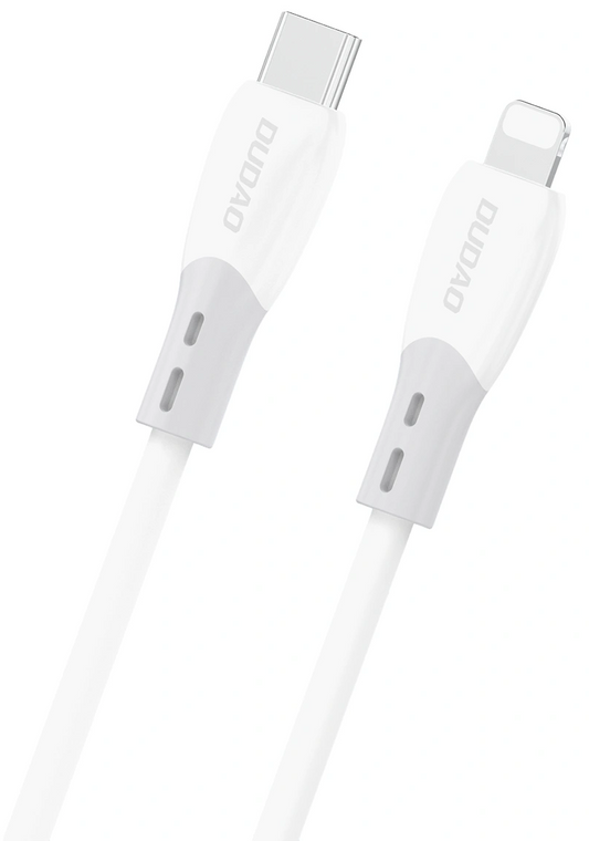 Kabl za Podatke i Punjenje USB-C - Lightning Dudao L25SX, 30W, 1m, Bela