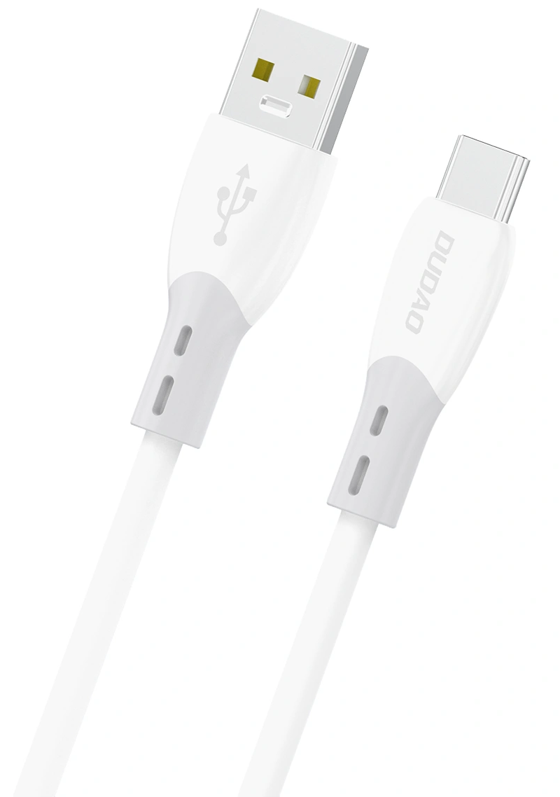 Kabl za podatke i punjenje USB-A - USB-C Dudao L25ST, 100W, 1m, Bela